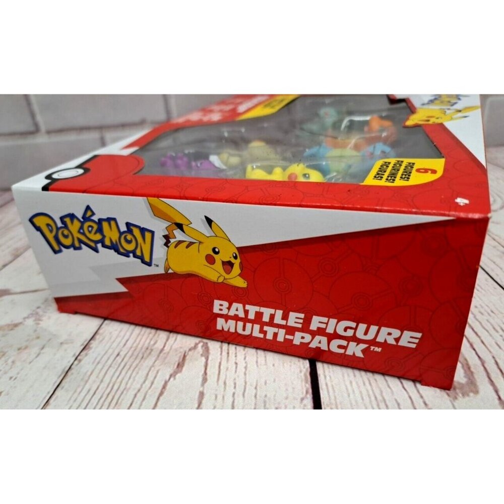 Pokemon Battle Figure Multi-Pack Pikachu Bulbasaur Charmander Squirtle Mimikyu T - Picture 4 of 11